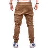 2019 Mens Corredor Calças Long Sweatpants Chinos Skinny Corredores Homens Nova Moda Harem Lápis Calças Cor Sólida Com Cordão Calças Calças Dos Homens