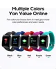 Screen colorida116 Plus Smart Wrist Watch Watch Bracelets Rastreador de fitness Freqüência cardíaca Etapa Monitor da faixa IP67 Imper impermeável