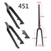 451 3K Carbon Mini Velo Bicycle Fork 20 "1 1/8" Forks Mini Mini Pike Picker C Disc Brake Disc Brake Bmx