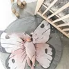 Butterfly Monkey Stampa tappeto Cartoon Bat Bat Crawling Mat 90x90cm Game Pad Home Decorate Cotton Factory Vendite dirette 45yy C1KK