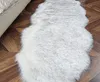 Super Soft Sheep Skin Rug inomhus Moderna silkeslen päls mattor sovrum golvmatta baby plantskola matta7788568