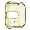 Pour Fitbit Versa Lite montre intelligente étui de protection TPU tout compris Transparent Anti-chute anti-rayures couverture Ultra-mince