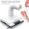 ND001 60W Nail dust collector 4500rpm vacuum cleaner for manicures suction dust cleaner retractable elbow nail dust collector