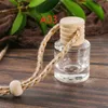 Car perfume bottle car pendant perfume ornament air freshener for essential oils diffuser fragrance empty glass bottle new