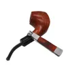 Pipa per tabacco Tabacco 3in1 Strumento per manomissione per alesatori per pulizia tubi in acciaio inossidabile in legno rosso 1.4721
