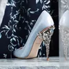 Designer Women Shoes Comfortable Wedding Bridal Shoes Sheepskin eden Heels Shoes for Wedding Evening Party Prom Wear209Z