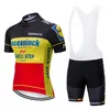 مصنع المبيعات المباشرة 6 ألوان جديدة 2020 Quickstep Cycling Team Jersey 20D Shorts Ropa Ciclismo Summer Quick Dry Pro Bickcling Maillot Down