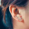 Filles femmes boucles d'oreilles grande ourse zodiaque Constellation oreille grimpeurs oreille rampants couleur or/argent couleur 1 paire