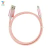 100pcs/lot 25cm/1m/1.5m/2m/3m colorful nylon braided long cable For Fast Charger USB-C Cord Micro USB Type C Cable For Phone Cable