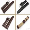 Alta qualidade Moda Genuíno relógio de couro Strap 12 14 16 18mm 20mm 22 24 Relógio de substituição intercambiável Banda de relógio Black Brown Water7293871