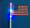 Bandeira americana LED Mão Light Up Flagpole 04 de julho LED bandeira do dia da Independência Bandeiras LED Partido Flag suprimentos de moda infantil Brinquedos LT743
