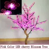 LED Cherry Blossom Tree Light Наружное водонепроницаемое искусственное дерево, 5 футов, 540 светодиодов Розовый Зеленый Белый Синий Цвет для рождественского праздника Свадьбы