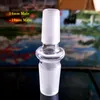 10 stilar glasadapter 7cm vattenpipa skål Adapter 14mm-14mm hona 18-18mm hona 14-18mm hane glas adapter för glas bong vattenpipa oljerigg