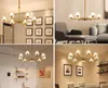 Sala de estar chandelier restaurante moderno personalidade criativa atmosfera luz luxo quarto lâmpada de pingente de estilo nórdico