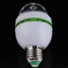 Vendita al dettaglio 3W E27 RGB che illumina la luce di cristallo della fase di colore pieno LED effetto di fase rotante automatico DJ lampada mini lampadina della fase