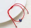 Lucky Eye Blue Mal Ey Eye Charms Bracelet Red String Thread Ride Bracelet para homens homens Mal Olhos Jóias Presentes