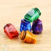 Mtl Drip Tip plat 810 embout en résine époxy avec Double anneau goutte à goutte pour Tfv8 Tfv12 accessoires pour fumer