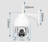 1080P PTZ IP Camera Outdoor 4X Digital Zoom Speed Dome WiFi 2MP Audio AI Human Detection Super Mini Home Security