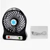 Portable Mini Fan 3 Speed Adjustable Fans For Home OfficeDesk Travel With LED Light USB Rechargeable Fan Handheld