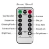 LED-Lichterkette, batteriebetrieben, wasserdicht, 9 m, Lichterkette mit Fernbedienung, Glühwürmchen-Lichter, 8 Modi, dimmbar, Fee für den Außenbereich2651