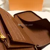 M60002 Luxury Designer Organizer Zippy Organizer Wallet Women039S Zipper Long Wallet Mono Gram Canvers Leather Vol 3342040