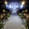 Décoration de mariage transparent boule acrylique étoile route plomb suspendu LED fantaisie étoilé route plomb fil de cuivre boule lumineuse décoration accessoires