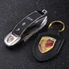 1x Metal Car Key Case FOB SHOW COVER COVER -COVER BORSCHE CAYENNE MACAN2068154