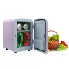 4L Mini Fridge Cooler Warmer Compact Semiconductor Electronic Fridge Cosmetics For Home Office Car Multi-use