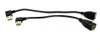 20 cm USB 2.0 A mâle à femelle 90 câble adaptateur d'extension coudé USB2.0 mâle à femelle droite/gauche/bas/haut cordon de câble noir livraison gratuite 2019