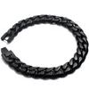 2020 Stainless Steel Men Retro Bracelet Gifts Mens Chain Curb Cuban Link Accessories Black Rock Charm Hand Chain Bracelets Male4642940