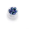 1000pcs blå pärlor runda onda harts öga pärlor rand spacer pärlor smycken mode diy armband gör 4 5 6 8 10mm
