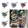 Camouflage Face Mask Ice Silk Respirator Anti Dust Mouth Muffle Washable Reusable Camo Face Masks With Package CCA12058 120pcs