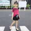 Mädchen Kleidung Mädchen Sommer Outfits Kleinkind Kinder Kinder Mode Set Top Shorts 4 5 6 7 8 9 10 11 12 13 14 Jahre Y2005255927353