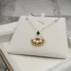 nouveau style gros-Factory mode magnifique pendentif en or eau douce perle collier plaqué avec des prix bas