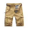 Heflashor 2019 nya män last shorts sommar bomull shorts manlig lös multi-pocket homme casual byxor bottnar