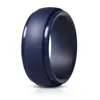 Silicone rings soft women mens bang ring camouflage color gym sport band fashion jewelry will and sandy drop ship