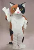 2019 Factory hot Calico Cat Mascot Costume Cartoon Character Adult Size Theme Carnival Party Cosply Mascotte Outfit Suit FIT Fancy Dress