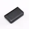 Creative Card Case PU Leather Pocket Lychee Grain Magnetic Name Card Holder Case Business Card Box Holders