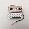 Zeldzaam 6 snaren gitaar pickups chrome cover dubbele rij schroef 1c elektrische gitaar pickups