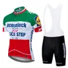 Команда 2022 Желтая QuickStep Cycling Jersey Set 19D Bike Shorts Ropa Ciclismo Mens Summer Pro Cycling Maillot Bottom Clothing2758
