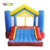 Castillo de salto inflable de patio con patio con tobogán