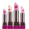 Charm Jelly Flower Batom Lip Kit Vätska Läppstift Färg Byte Maquiagem Långvariga Labiales Matte Fuktgivande Kvinnor Skönhet