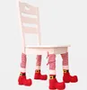 Noel Sandalye Ayak Çorap Masa Ayakları Kapak Çorap Santa Boots Dekorasyon Hotel Restaurant Bar Taburesi Masa Sandalye vaka GGA2826 Kapaklar