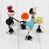 6pcs Set anime Bleach Ichigo Ulquiorra Cifer Renji Ichimaru Gin Toushirou PVC Actie Cijfers Toys Dolls Y200421219H5988428