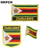 Distintivo patch bandiera Guinea-Bissau 3 pezzi un set di toppe per abbigliamento Decorazione fai da te PT0082-3