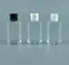 Bottiglie di imballaggio trasparenti Mini bottiglia di plastica da viaggio con tappo flip top Bottiglie trasparenti per campioni di trucco disinfettante per le mani da sei bottiglie da 60 ml