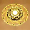 New Crystal Aisle Light Modern Crystal LED Ceiling Light Fixture Aisle Hallway Pendant Lamp Chandelier Round Opening Colorful Ceil4510028
