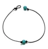 New 20pcs/lot Fashion Knot Turquoises Necklace Leather Cord Necklace Jewelry Selling Women's Wholesale Choker Necklace