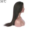 PAFF Yaki Straight Lace Front Echthaar-Perücken mit seitlichem Pony, brasilianisches Remy-Haar, mit Babyhaar, natürlichem Haaransatz