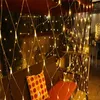 Luci per tende Luci natalizie LED String Fata Illuminazione 1.5M * 1.5M 3M * 2M Rete a rete Lampade per decorazioni natalizie